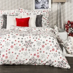 Lenjerie pat cocolino 4Home Snowflakes, 160 x 200 cm, 70 x 80 cm