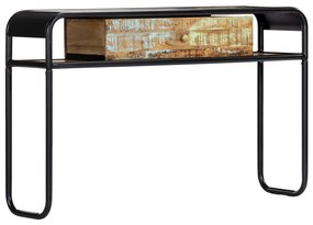 vidaXL Masă consolă, 118 x 30 x 75 cm, lemn masiv reciclat
