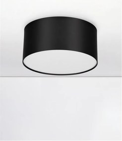 Spot aplicat, Plafoniera LED Luldo negru, 14cm