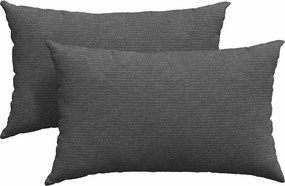 vidaXL Perne pentru canapea 2 pcs Gri închis 50 x 30 cm