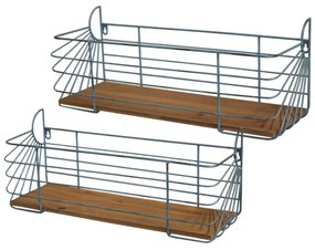Set 2 rafturi, de perete Zin