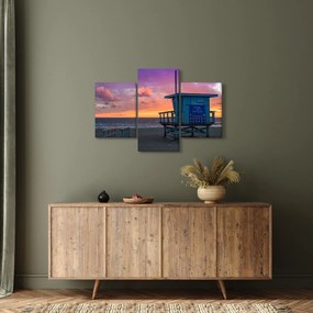 Tablou de pe plaja Santa Monica (90x60 cm)