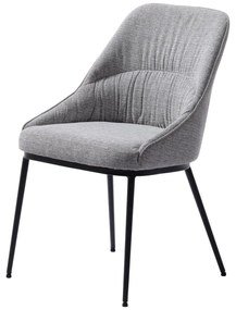 Scaune de dining gri 2 buc. Meridian – Unique Furniture