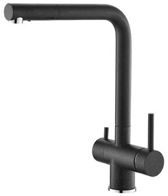 ALVEBaterie de chiuvetă ALVEUS 1139808 AGUILA 33,3 cm negru