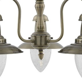 Candelabru 3 brate stil industrial vintage Fisherman II alama antic