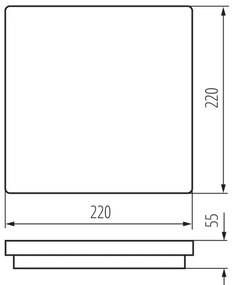 Corp de iluminat LED de exterior BENO LED/24W/230V antracit IP54 Kanlux 33343