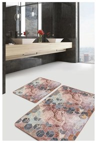 Covorașe de baie 2 buc. din catifea 60x100 cm – Mila Home