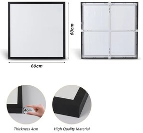 Plafonieră LED pentru baie Brilagi FRAME LED/50W/230V 3000/4000/6000K IP44 negru