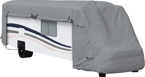 vidaXL Husa de rulota gri 970x235x275 cm Tesatura netesuta