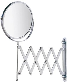 Oglinda cosmetica Wenko, Brat telescopic, 2 fete, 3X, 17 cm