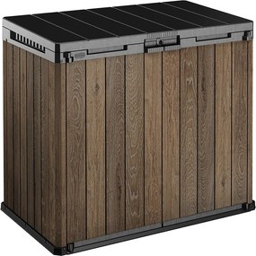 Signature store it out recipient de plastic pentru grădină 1150 l nuc