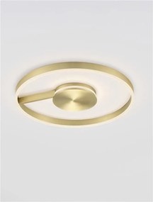 Lustra circulara aluminiu bronz LED CCT SIENA 60cm