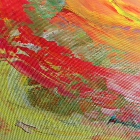 Tablou cu abstracție- pictura (120x50 cm)