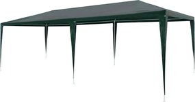 vidaXL Cort de petrecere, verde, 3 x 6 m, PE