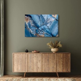 Tablou - Marmură albastră fragmentată (90x60 cm)