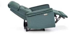 Fotoliu recliner Semir velvet verde H108 cm