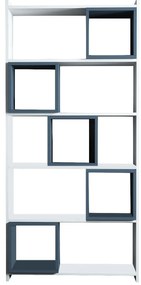 Masă PC cu raft Babar (Alb + albastru). 1088450