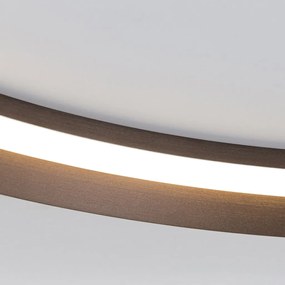 Plafoniera LED design circular MANTA D-60cm bronz