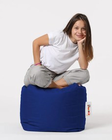 Taburet Square Pouf, Albastru