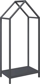 vidaXL Suport pentru lemne de foc Antracit Oțel laminat la rece
