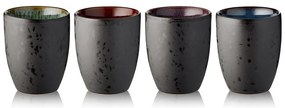 Căni negre 4 buc. pentru latte din ceramică 270 ml Gastro Black/Mix – Bitz