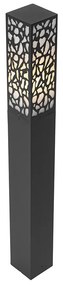 Stâlp modern pentru exterior negru 90 cm IP44 - Nicole