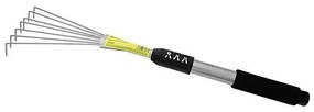 Grebla mini, pentru gradina, coada aluminiu, 7 dinti, 9.5x53 cm