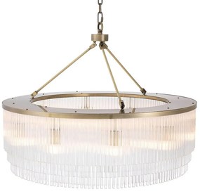 Lustra suspendata design elegant Hector L, metal finisaj alama 114378 HZ