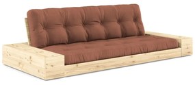 Canapea cărămizie extensibilă 244 cm Base – Karup Design