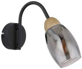 Aplica de perete design modern Gerly negru