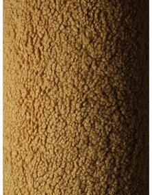 Fotoliu puf pentru copii maro cu tapițerie din țesătură bouclé Chair – Wigiwama