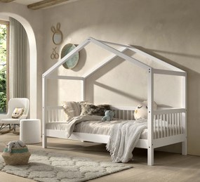 Set FORREST BEECH format dintr-un Pat copii Vipack (90 x 200 cm) și un set textil asortat.
