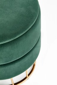 Taburet tapitat Minty Velvet Verde / Gold