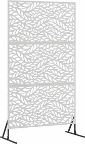 vidaXL Ecran de intimitate Gri 100 x 50 x 180 cm Oțel