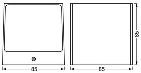 Aplică LED RGBW de exterior dimabilă BRICK LED/14W/230V Wi-Fi IP44 Ledvance