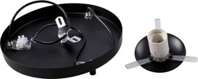 BRILAGI - Lampă suspendată pe cablu POLOS 3xE27/40W/230V Ø 42 cm negru