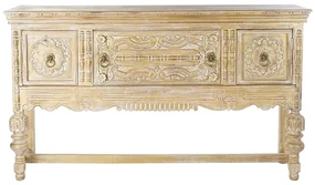 Consola Antique din lemn de mango antichizat auriu 170x40x100 cm