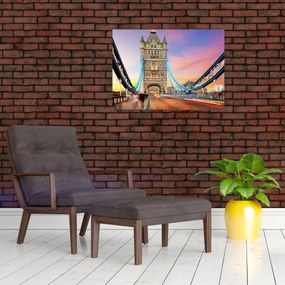 Tablou pe sticlă - Tower Bridge (70x50 cm)