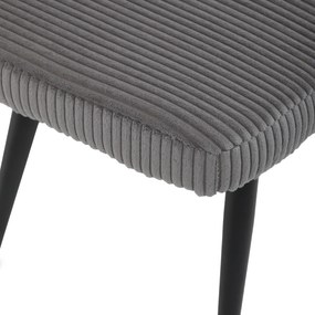 Fotoliu relaxare cu suport pentru picioare L7285GREY6, gri