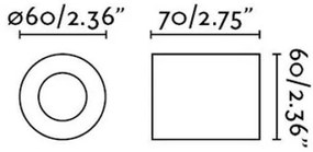 Aplică TEN 1xE27/20W/230V neagră FARO 62151