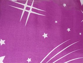 Lenjerie de pat din bumbac NIGHT SKY violet Dimensiune lenjerie de pat: 70 x 90 cm | 140 x 200 cm