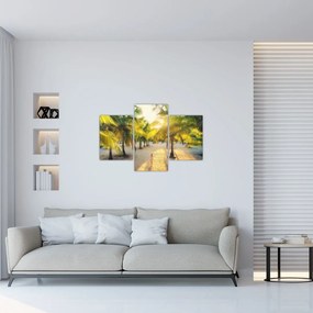 Tablou - Femeie între palmieri (90x60 cm)