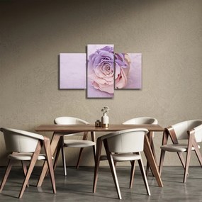 Tablou detaliu florii de trandafir (90x60 cm)