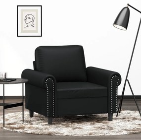 349113 vidaXL Canapea de o persoană, 60 cm, piele ecologică