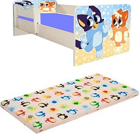Pat junior Bluey 2 cu saltea inclusa