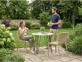 Scaun din plastic TREGO, bej