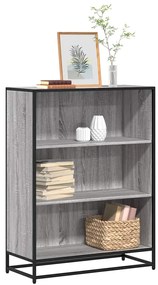 vidaXL Bibliotecă, gri sonoma, 80,5x35x107,5 cm, lemn prelucrat