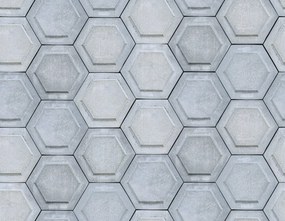 Fototapet, Concrete Hexagon, Rebel Walls