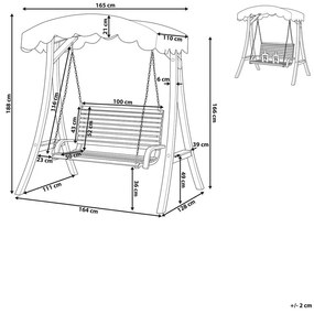Balansoar Andora (lemn închis). 1011795
