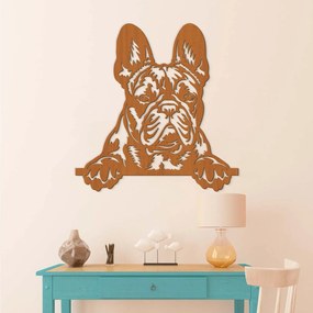 DUBLEZ | Tablou din lemn pentru perete - Bulldog francez